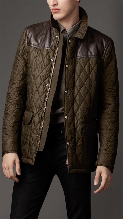 burberry mens fall jacket|Burberry quilted jackets for men.